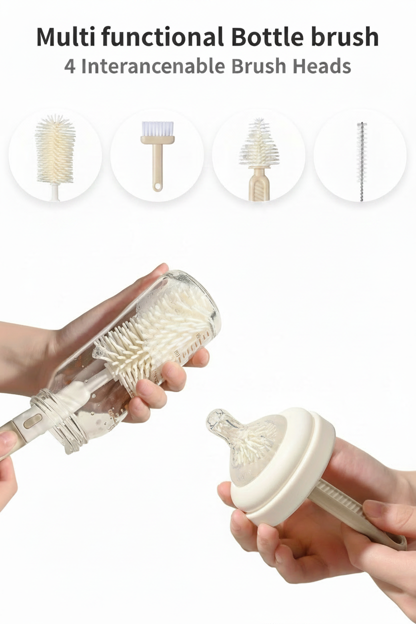 NOVAVA PureClean - 4 Brush Heads No Labels