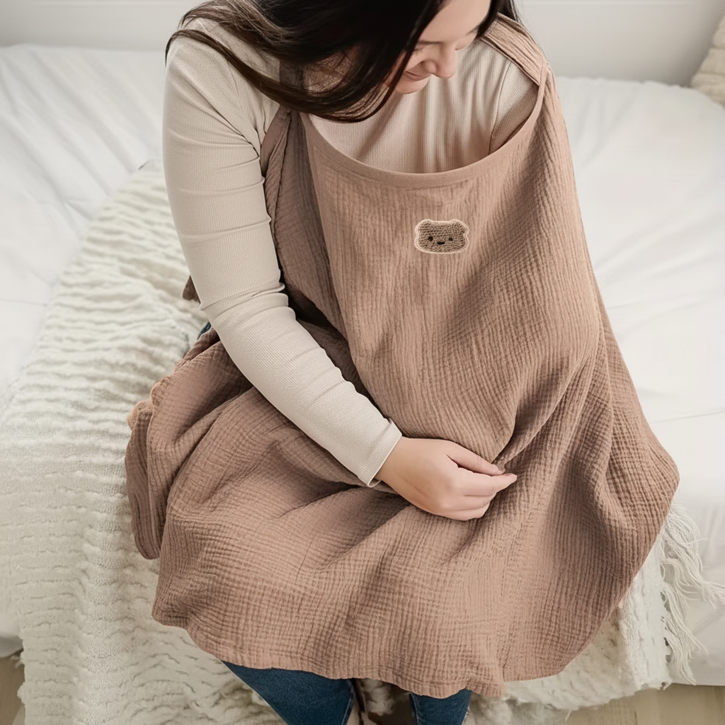 NOVAVA SoftDrape Nursing Cover – Mocha